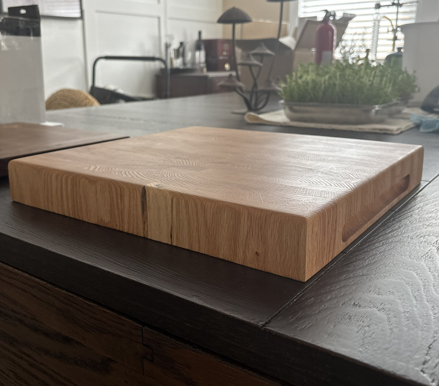 Large White Oak End-Grain Butcher Block