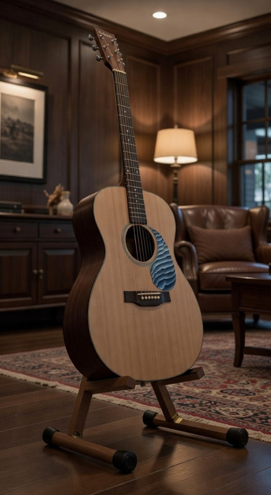 Custom fold-up guitar stand