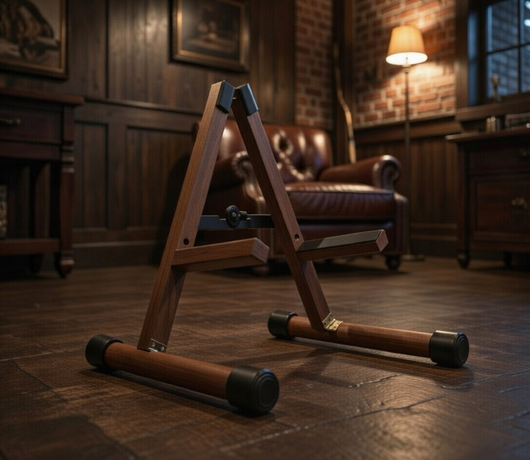 Custom fold-up guitar stand